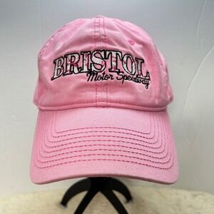 Bristol Motor Speedway Hat Pink Embroidered Racing Cap SMI Properties Womens‎